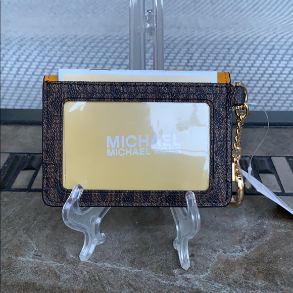 Michael Kors KALA SM FLP KY CRD CS MARIGOLD - Picture 5 of 16